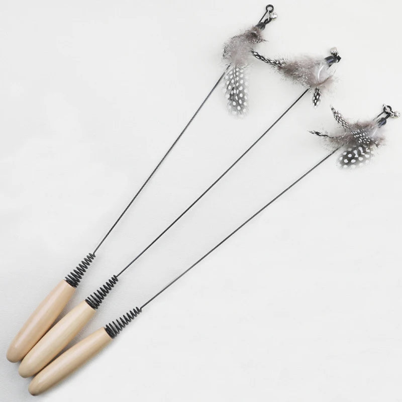 Træhåndtag fjederpind.