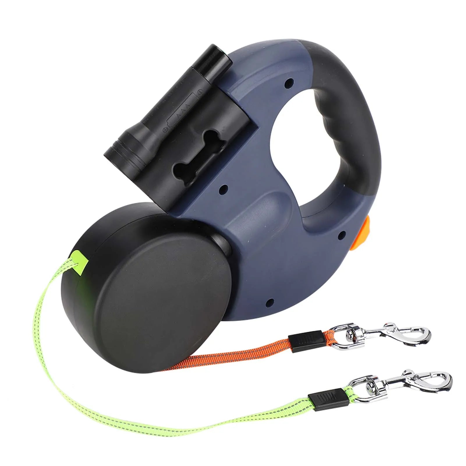 Ergonomisk design til gåture med kæledyr. Til at gå tur med 2 hunde på én gang.